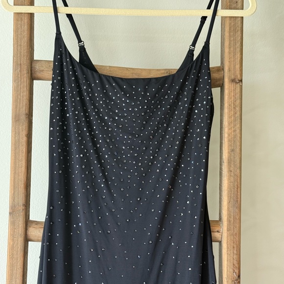 swarovski x skims jelly sheer cami long dress SKIMS Jelly Sheer Cami Long Dress